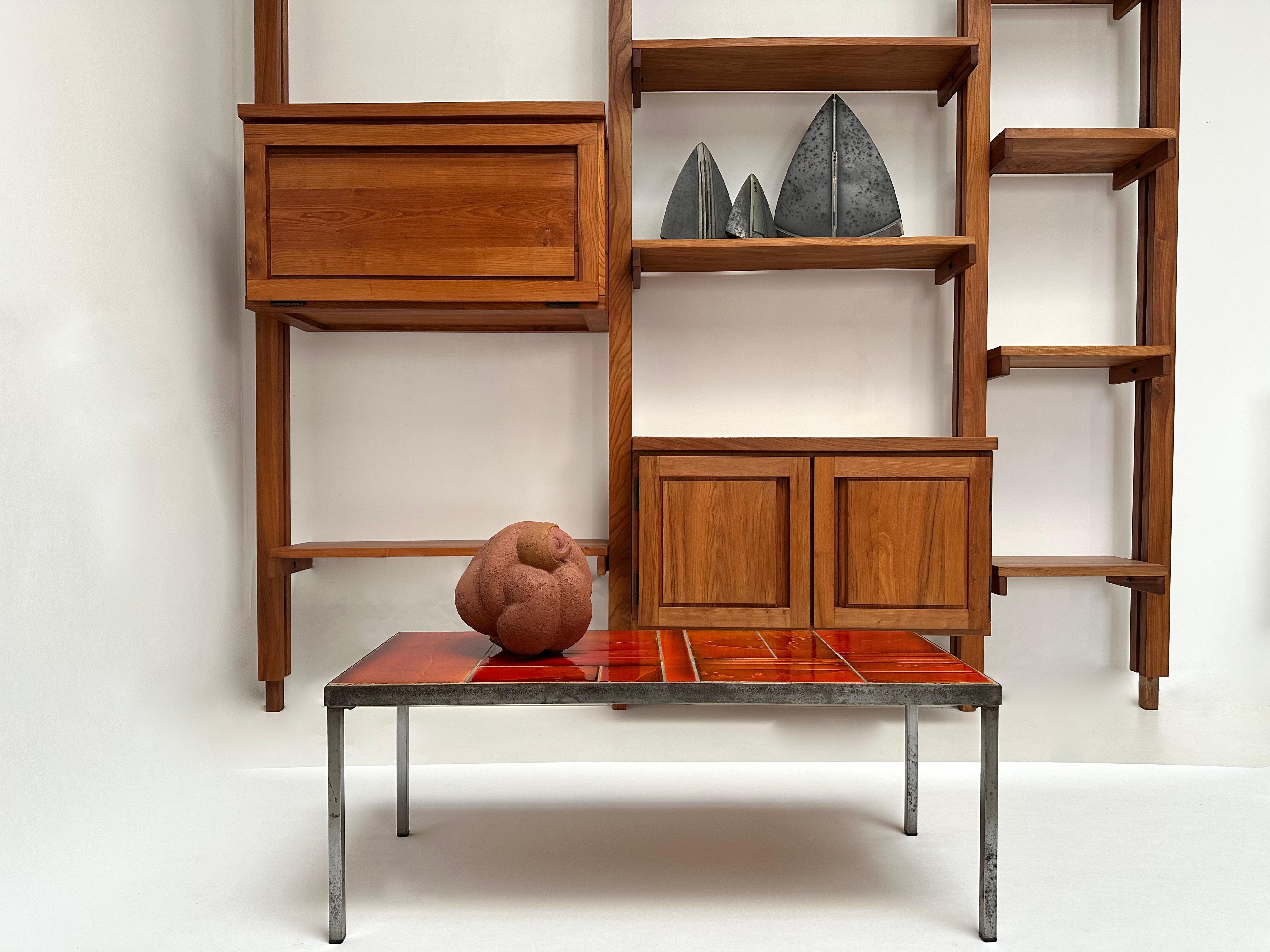 Table basse en lave émaillée Roger Capron, Vallauris, vers 1970 en vente 12