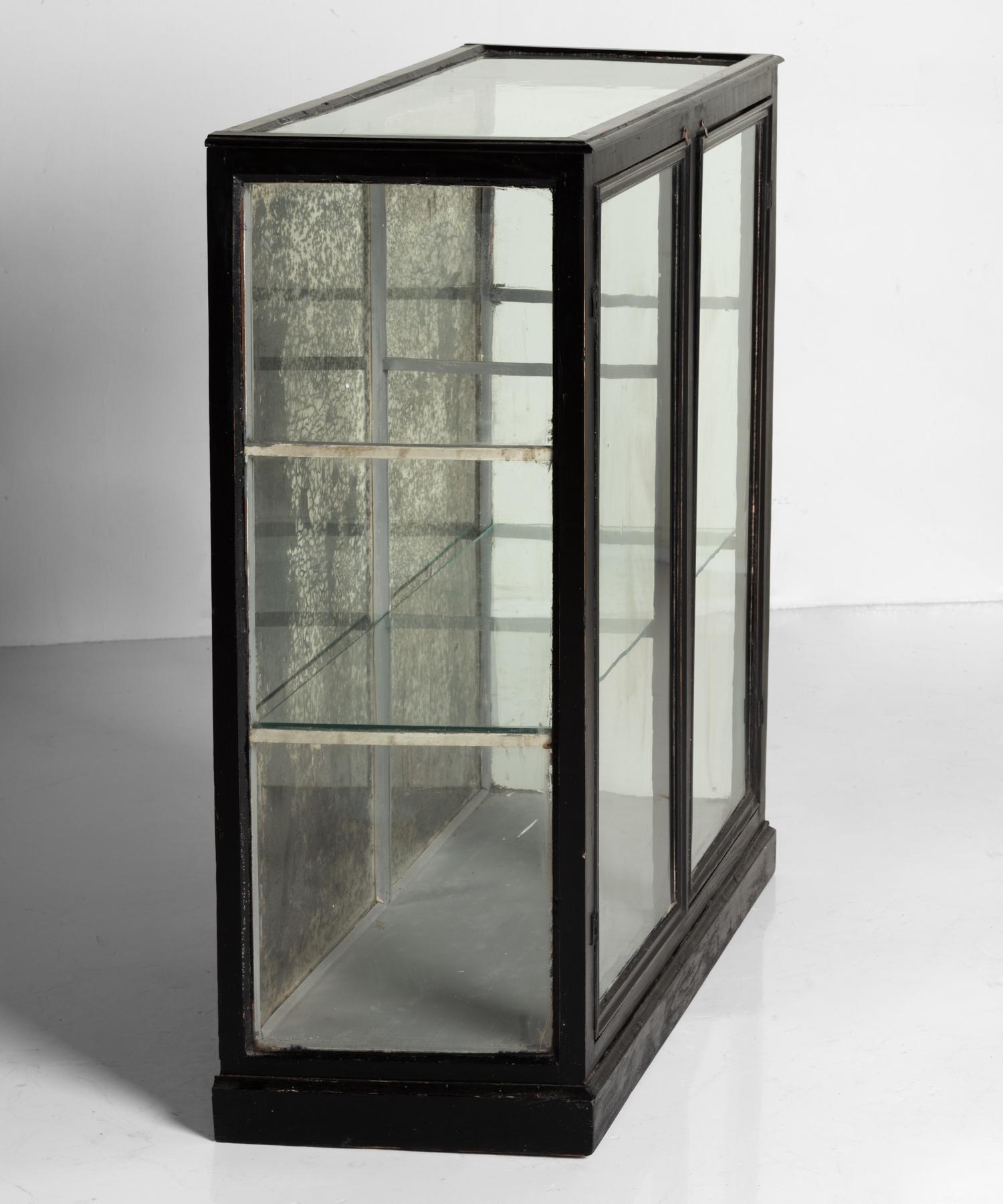 display cabinet with mirror back