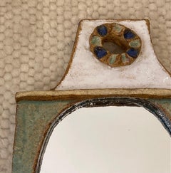 Glazed Mirror by Les Argonautes, France, 1960