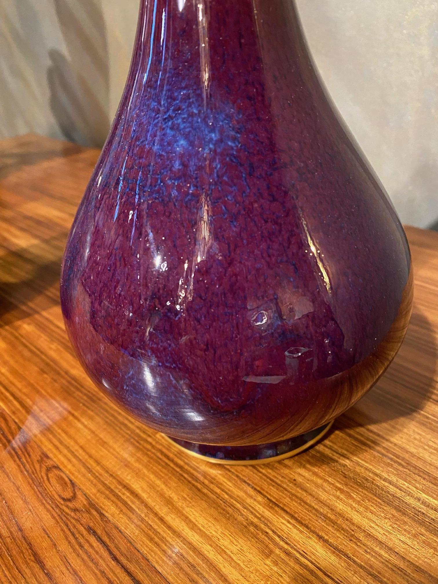 Glazed Oxblood Vase by Hermann Seger for KPM For Sale 1
