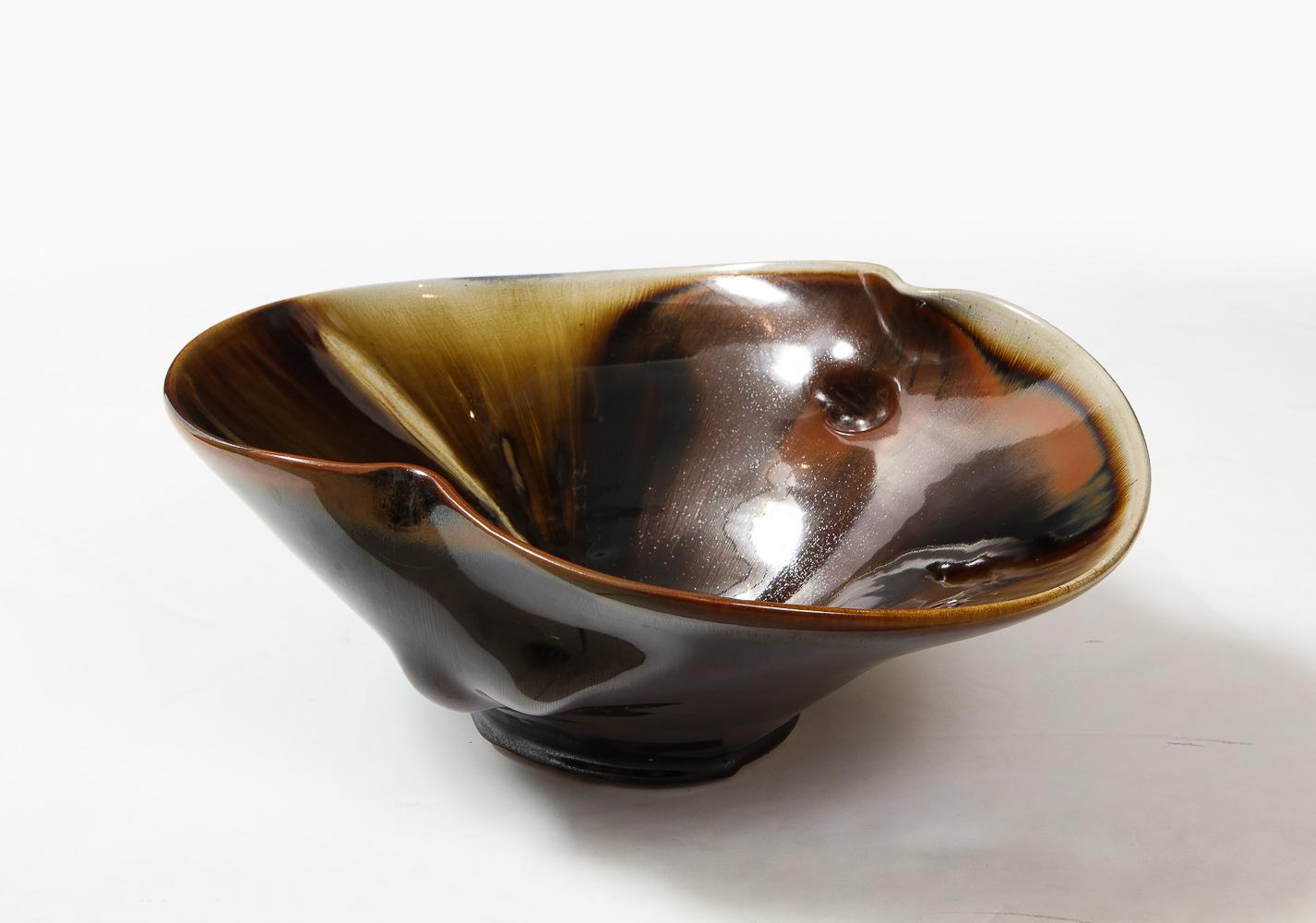 American Glazed Porcelain Bowl #2101 by Chris Gustin