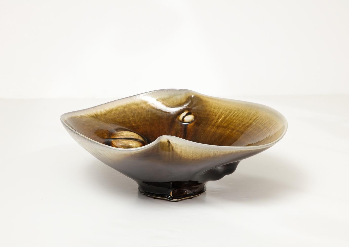 Glazed Porcelain Bowl No. 202003 by Chris Gustin In New Condition For Sale In New York, NY