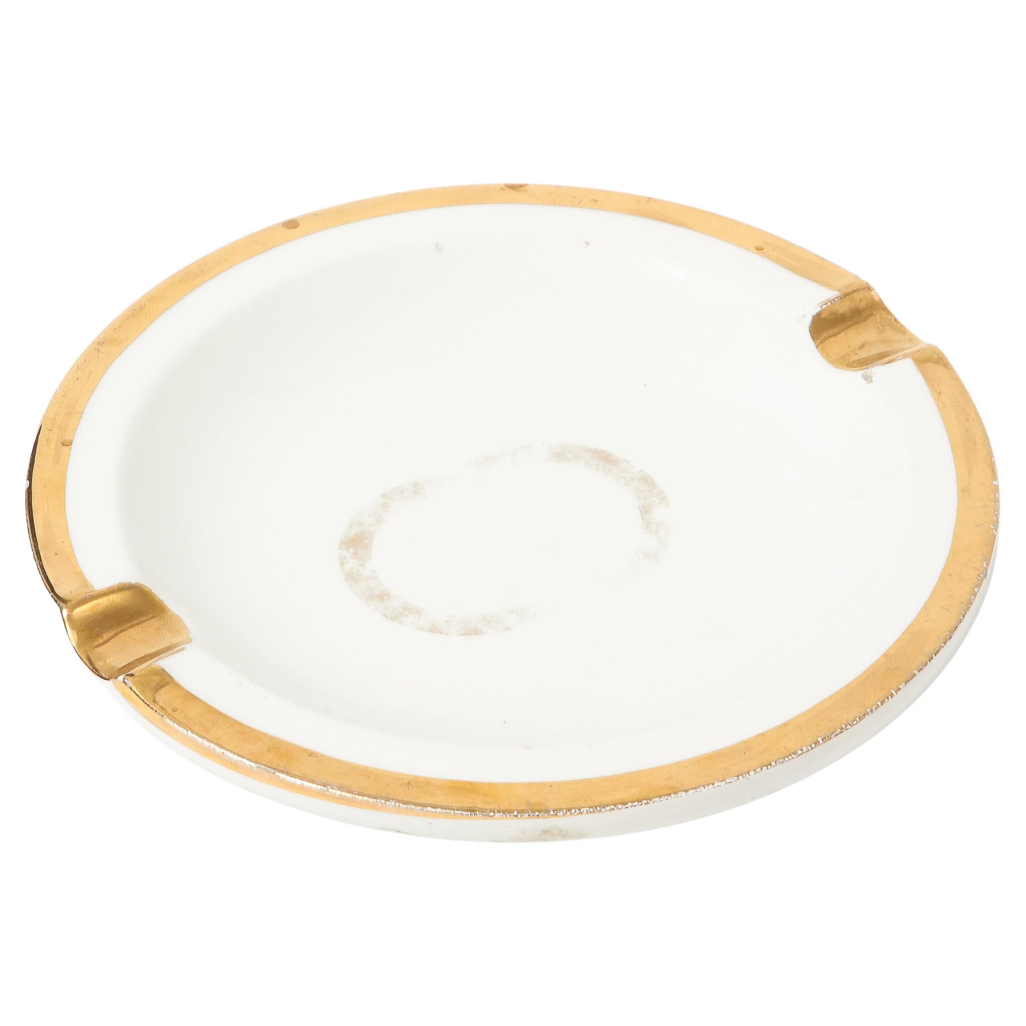 Vide-poche décoratif en porcelaine émaillée de Gucci, Italie, vers 1970