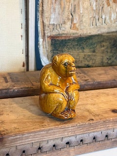 Poterie émaillée Chimp
