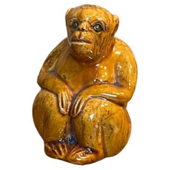 Cerámica esmaltada Chimpancé