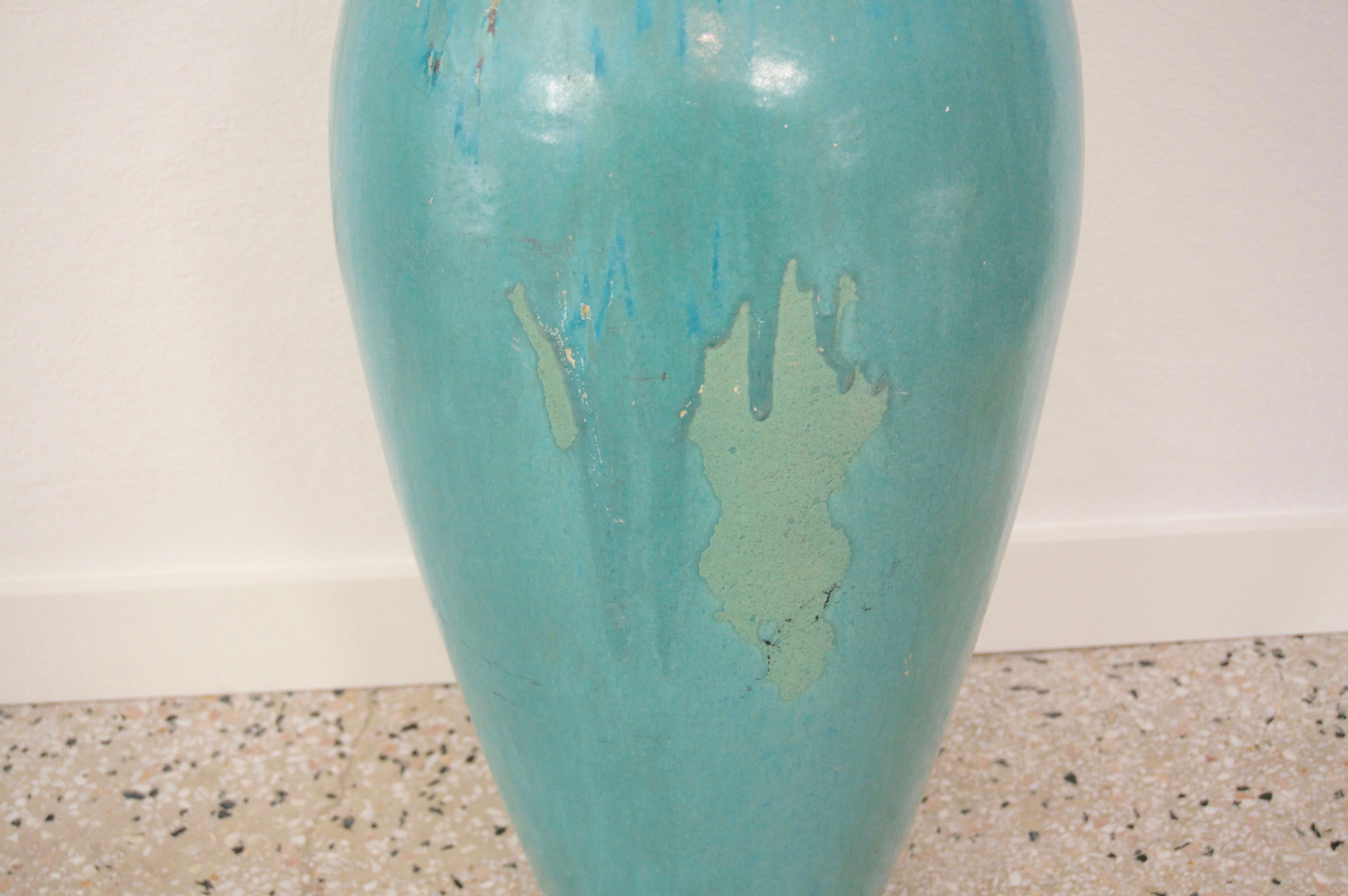 Art Deco Glazed Pottery Urn