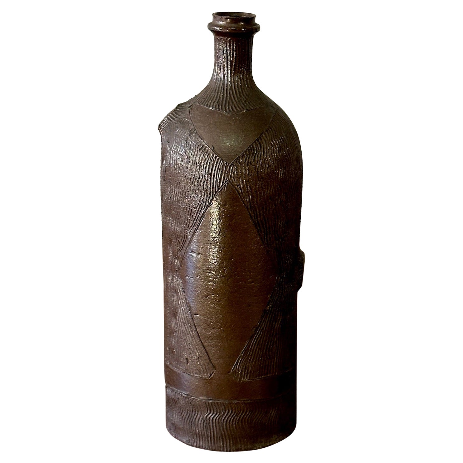 Vase en poterie émaillée en vente