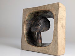 Escultura de arenisca vidriada de Ruth Duckworth, 1961