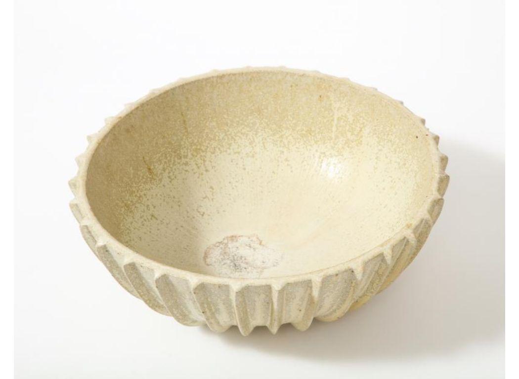 Glazed Stoneware Bowl by Arne Bang, c. 1930 For Sale 2