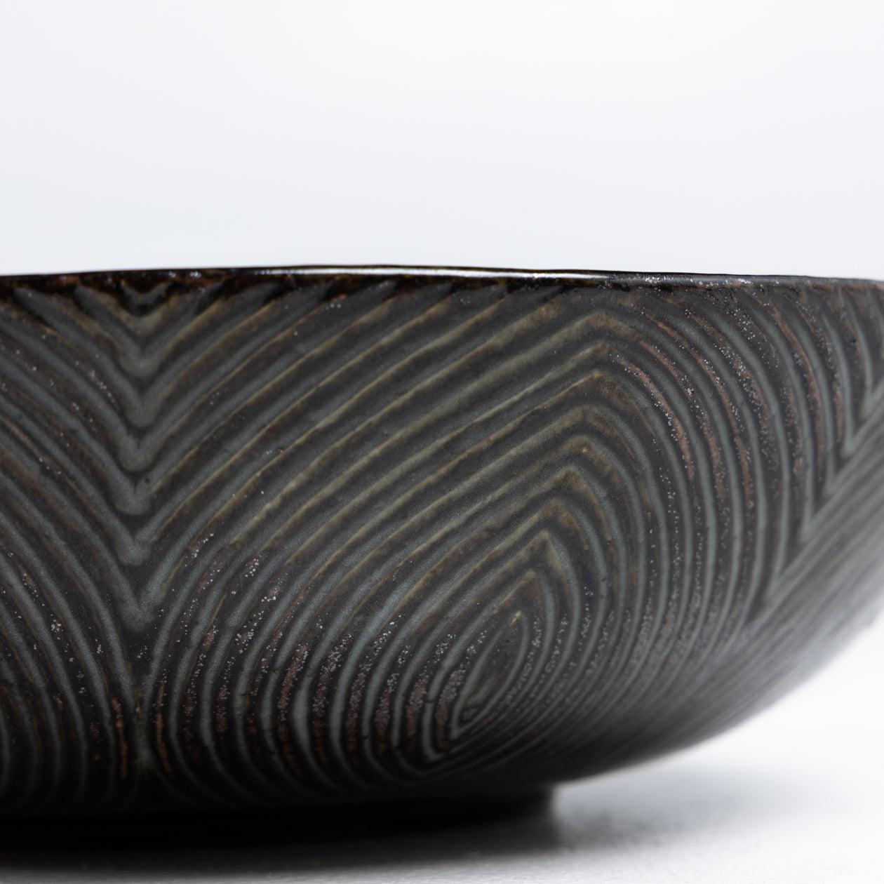 Glazed stoneware bowl By Axel Salto In Good Condition For Sale In Copenhagen, DK