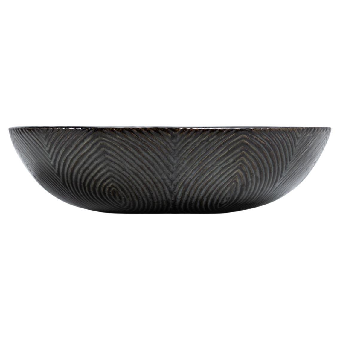 Glazed stoneware bowl By Axel Salto For Sale