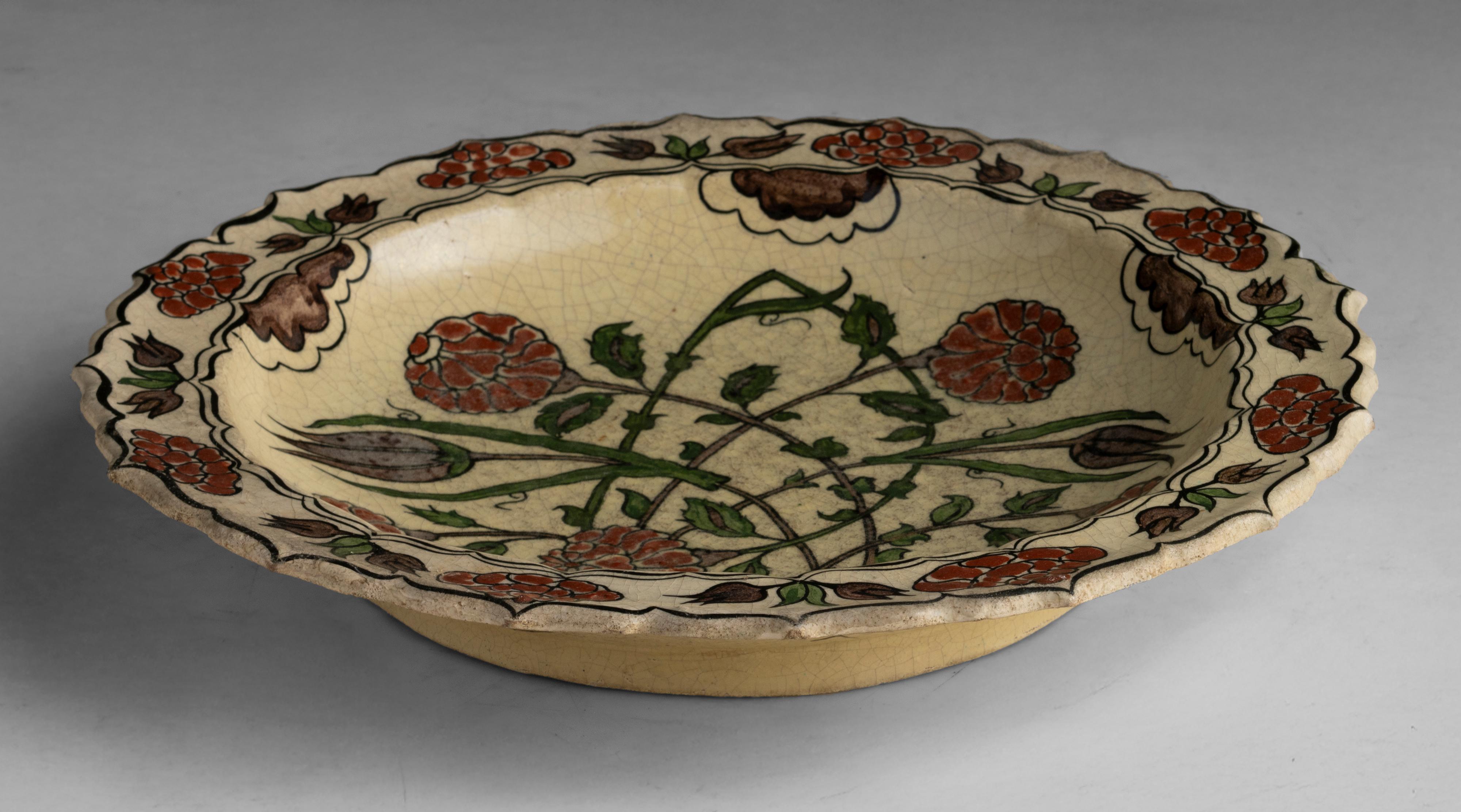 Bol en grès émaillé de Lachenal R, France 1905 Bon état - En vente à Culver City, CA