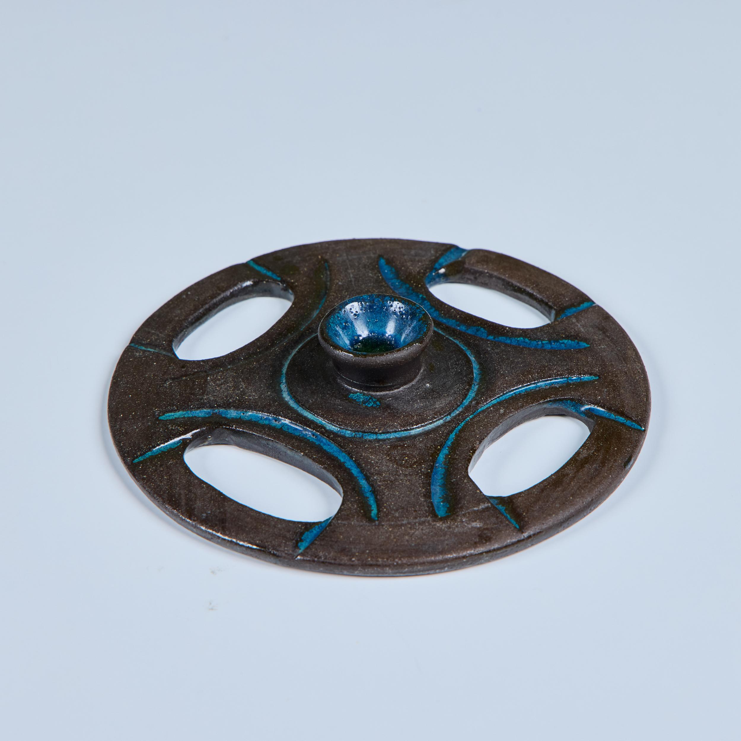 Ciotola in gres smaltato con coperchio in vendita 3