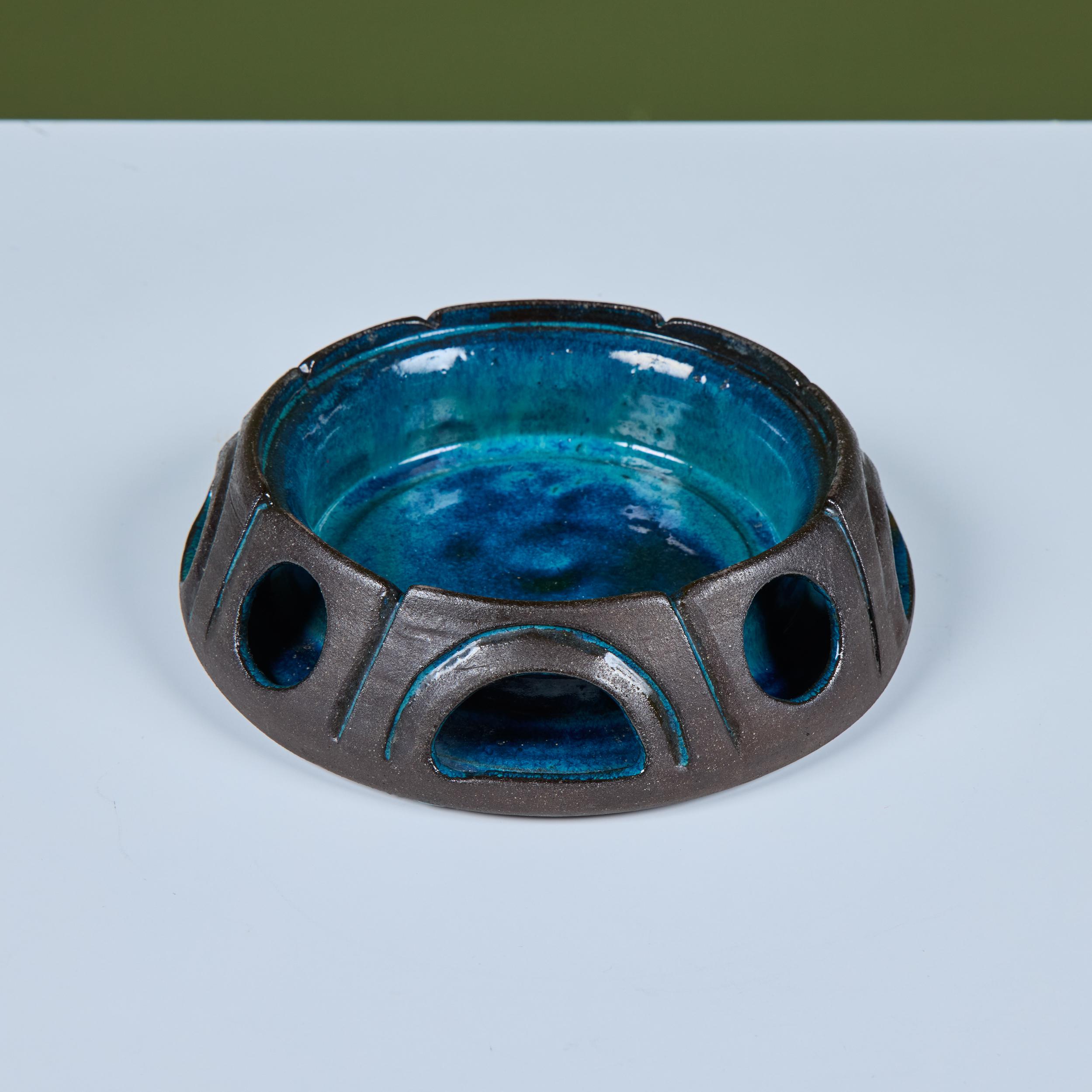 Ciotola in gres smaltato con coperchio in vendita 4