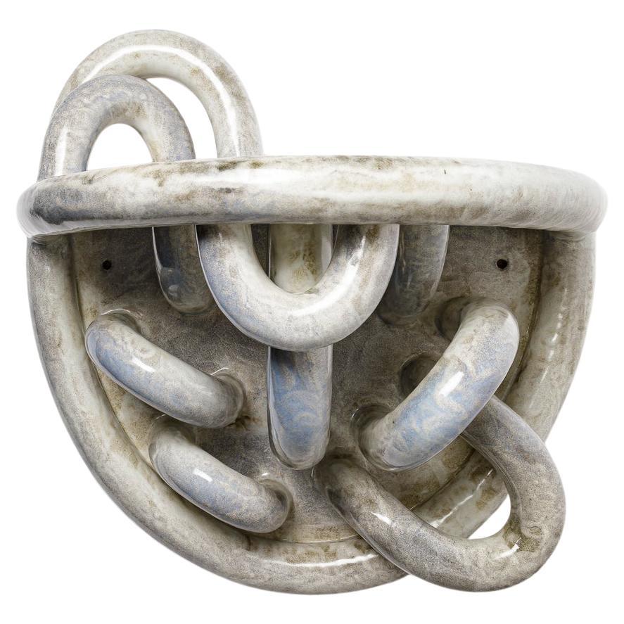Glazed stoneware console entitled « Nebula » by Clémentine Dupré, 2025.