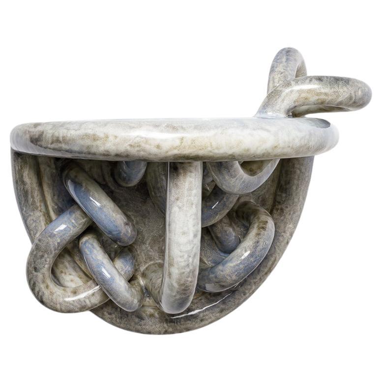 Glazed stoneware console entitled « Nebula » by Clémentine Dupré, 2025.