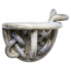 Glazed stoneware console entitled « Nebula » by Clémentine Dupré, 2025.