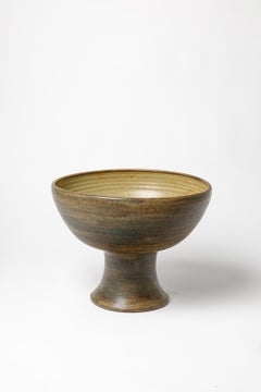 Tazza in gres smaltato Jacques Lacheny, 1970-1980 circa.