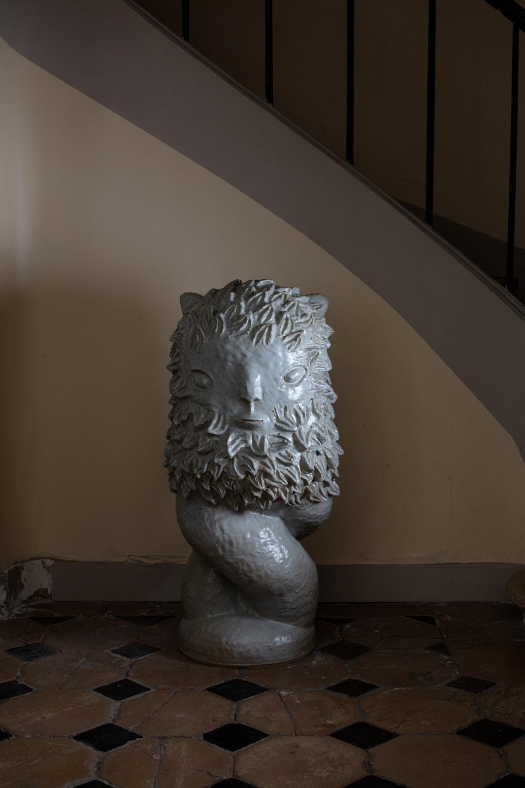 Glazed stoneware sculpture intitled « Bacchus » by Laurent Dufour.
Artist signature under the base. 2025.
H : 35.4 x 15.7 inches.