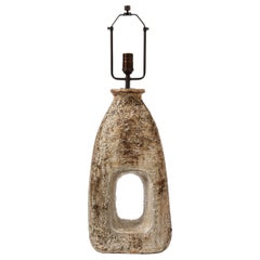 Glazed Stoneware Table Lamp, circa 1960