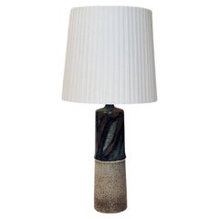 Glazed stoneware tablelamp by Olle Alberius - Rörstrand, Sweden 1960s