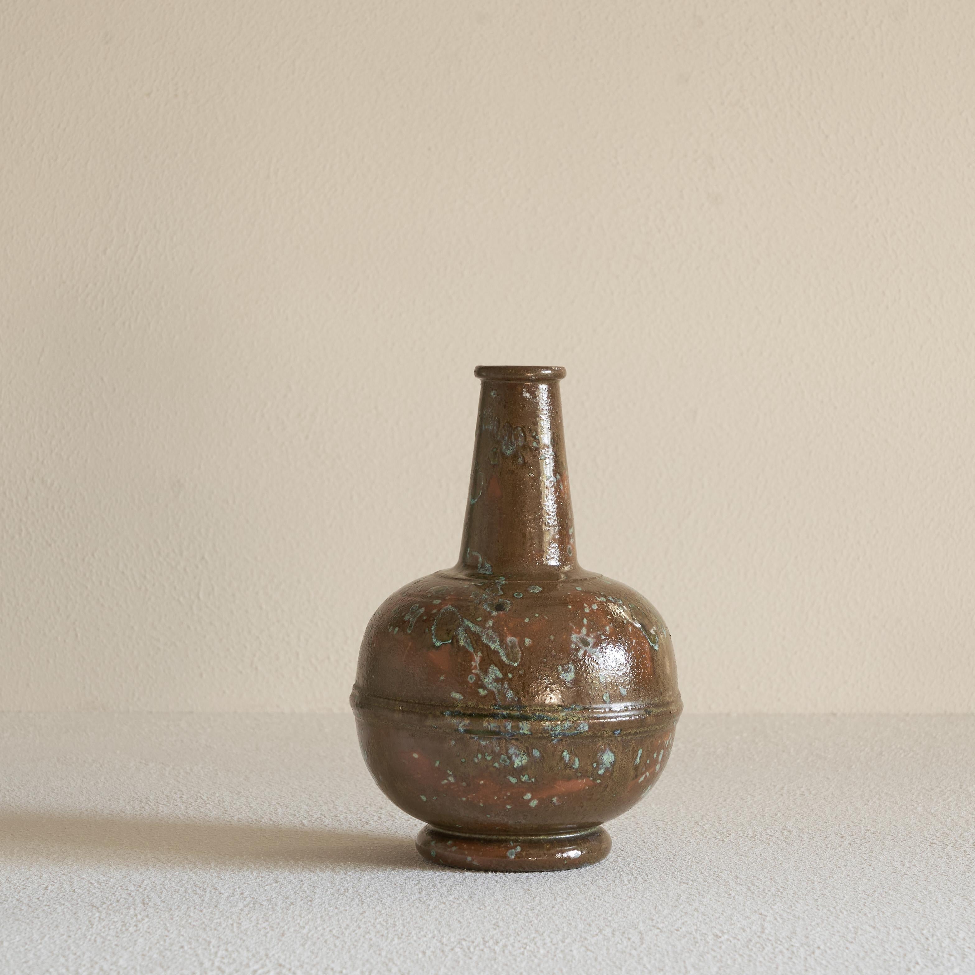 Sconosciuto Vaso in gres smaltato, anni '30 in vendita