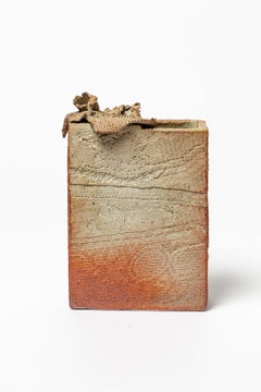 Vase en grès émaillé de Barbara Delfosse, vers 1970-1980.