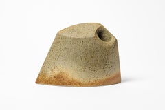 Vase aus glasiertem Steingut von François Gueneau, um 1970.