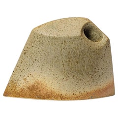 Vase aus glasiertem Steingut von François Gueneau, um 1970.