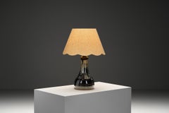 Lampe de table émaillée par Helle Allpass pour Trørød, Danemark, vers 1960