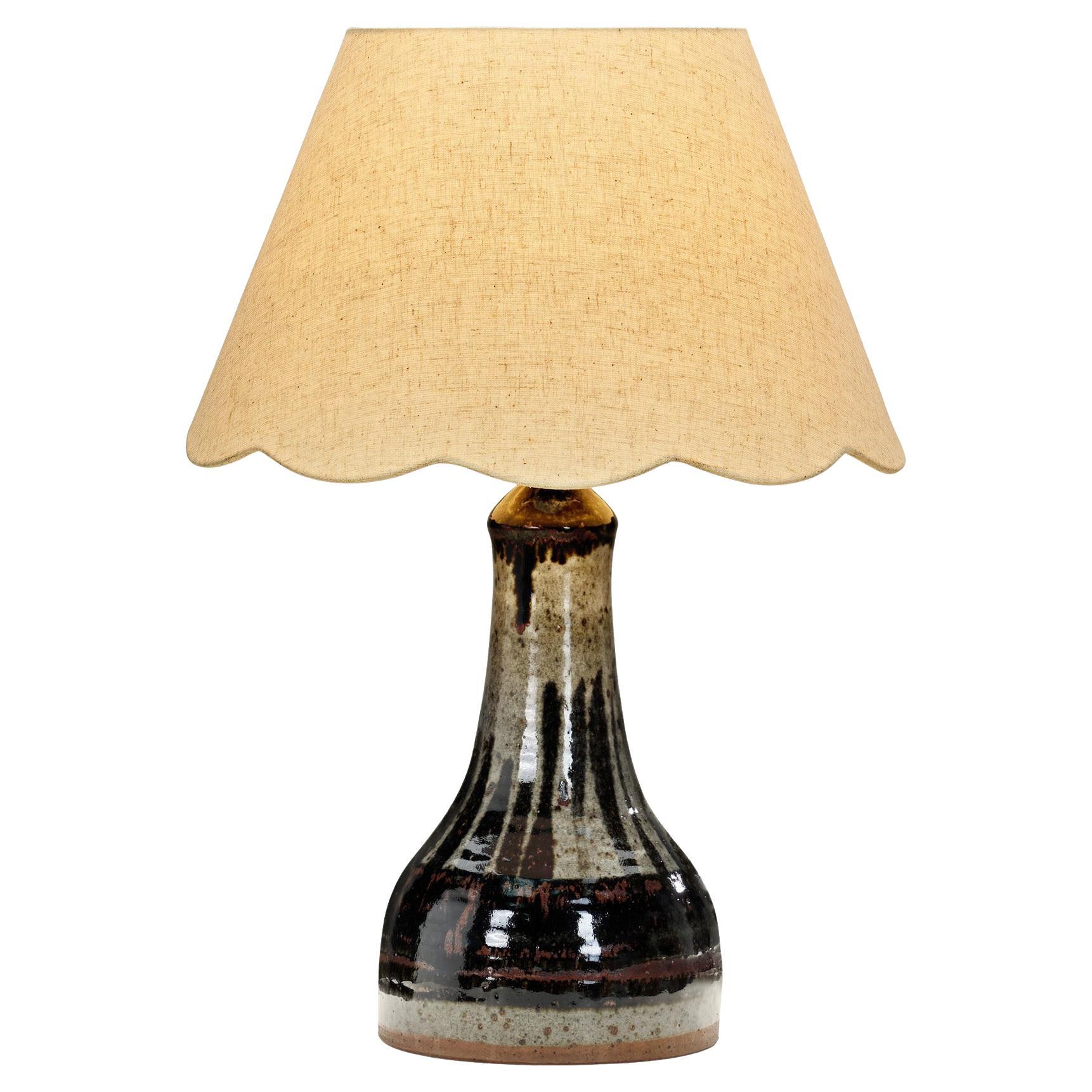 Lampe de table émaillée par Helle Allpass pour Trørød, Danemark, vers 1960 en vente
