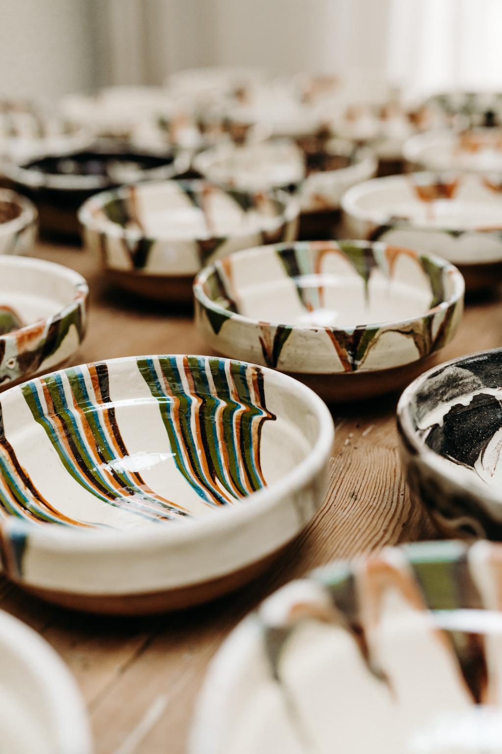 Glazed Terra Cotta Bowls 8