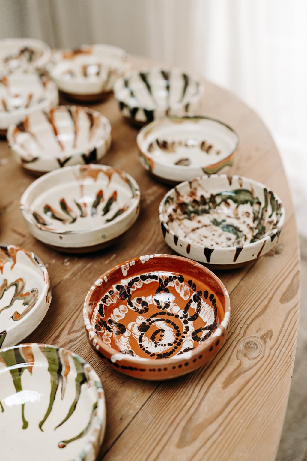 Terracotta Glazed Terra Cotta Bowls