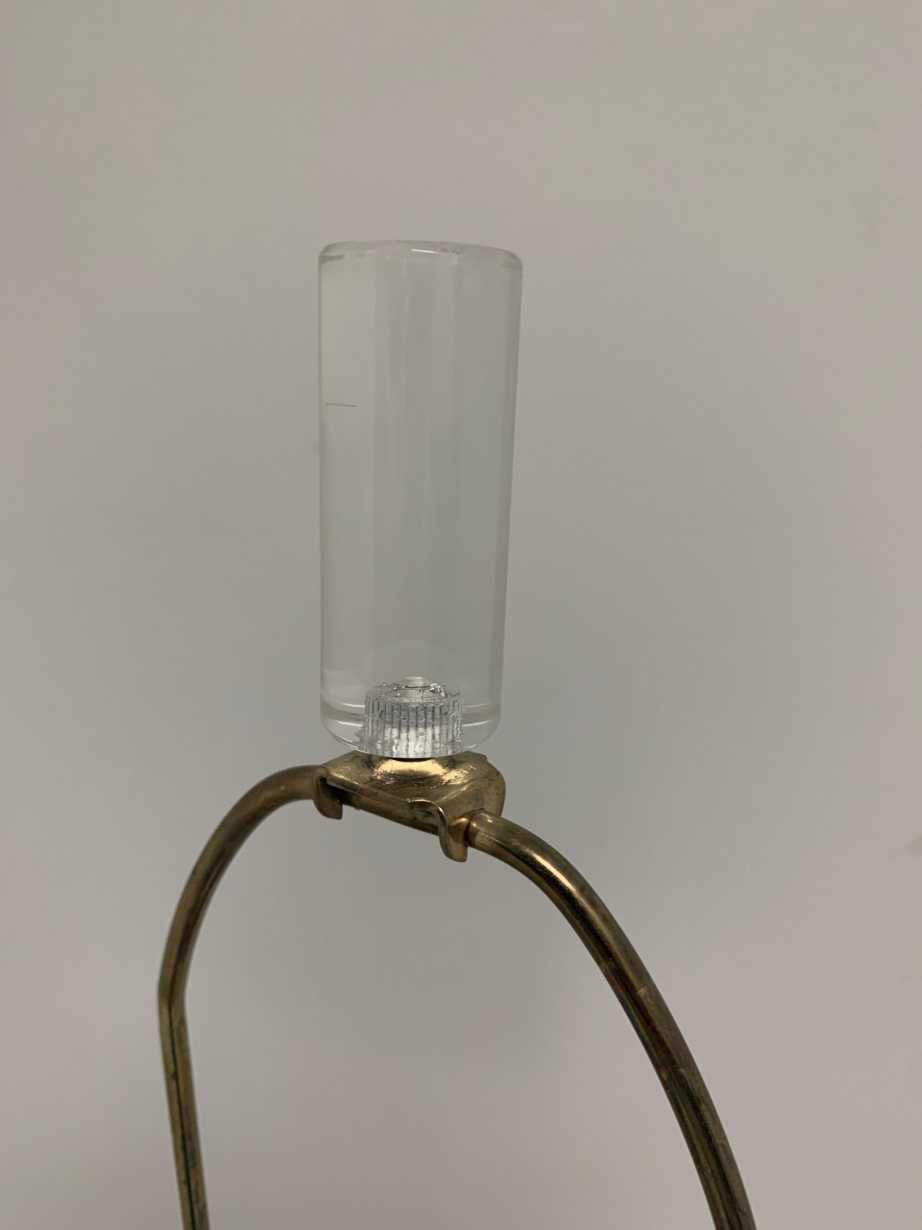 Italienische glasierte Terrakotta-Lampe im Angebot 1