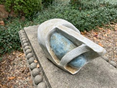 Glazed Terracotta Abstract Sculpture