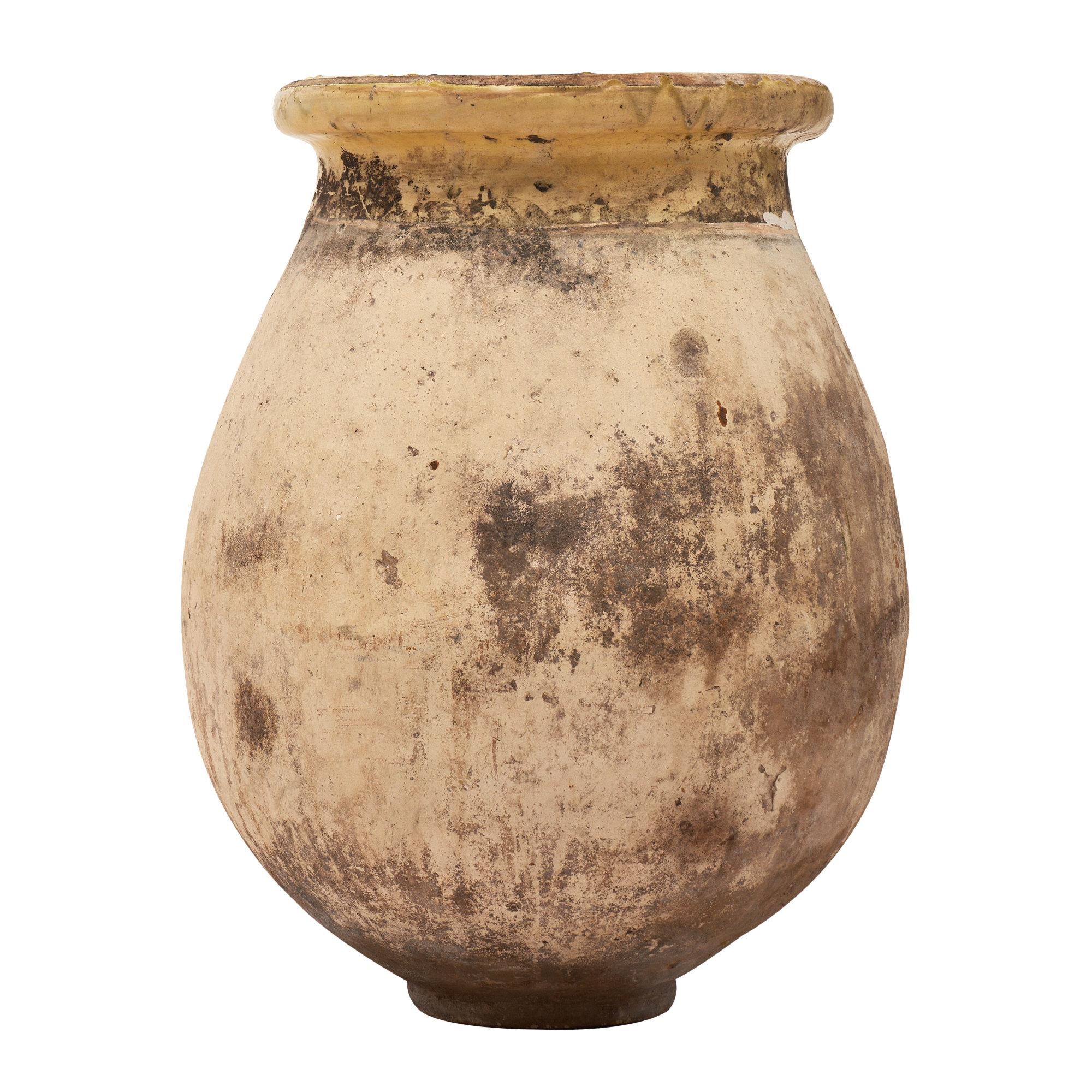 Glazed Terracotta Antique Urn