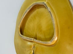 Glazed Terracotta Trivet, with Green Color, France 1910