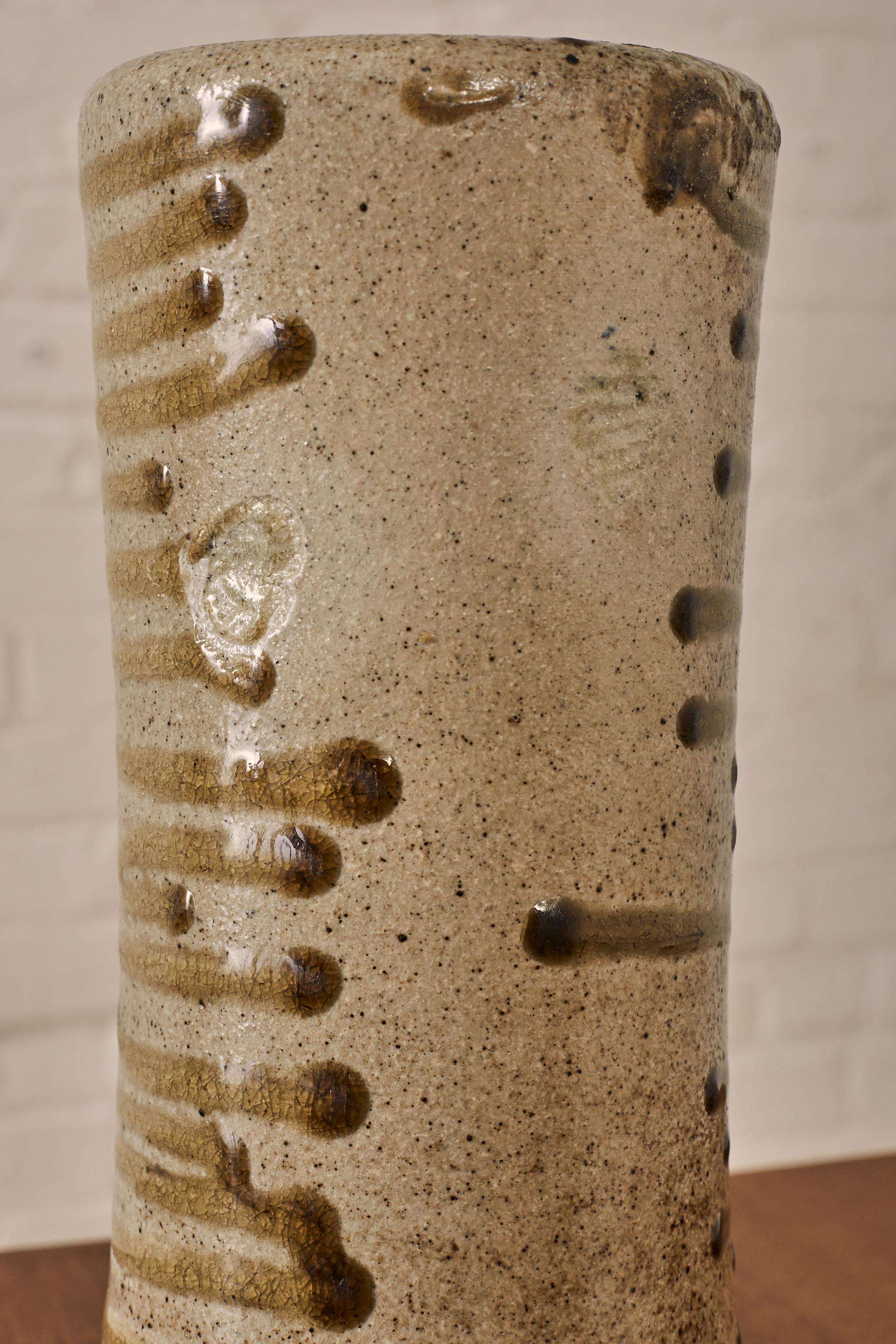 Glasierte Vase von David David Stuempfle (amerikanisch) im Angebot