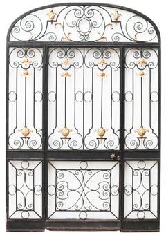 Glazed Wrought Iron Entrance-Way