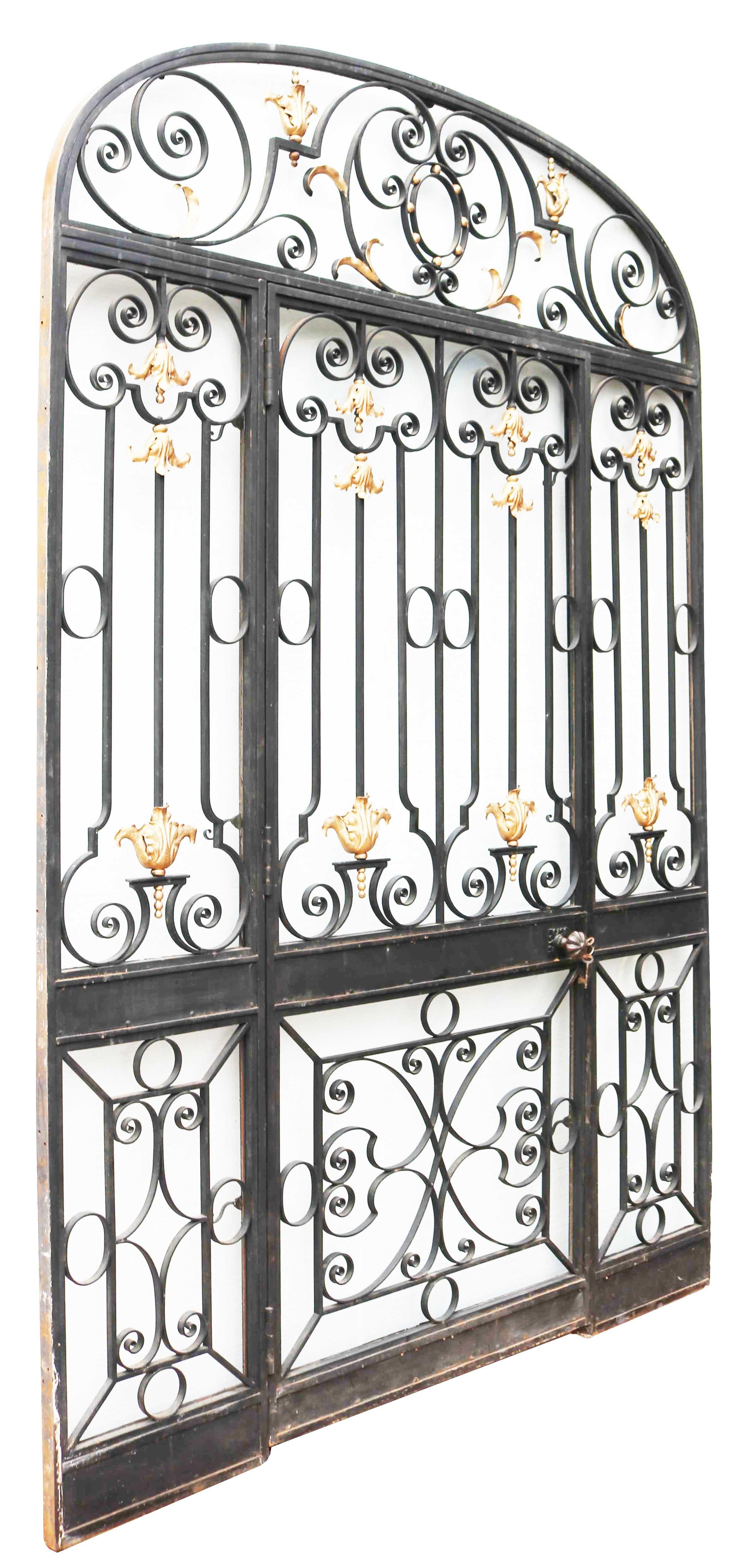 Glazed Wrought Iron Entrance-Way For Sale 2