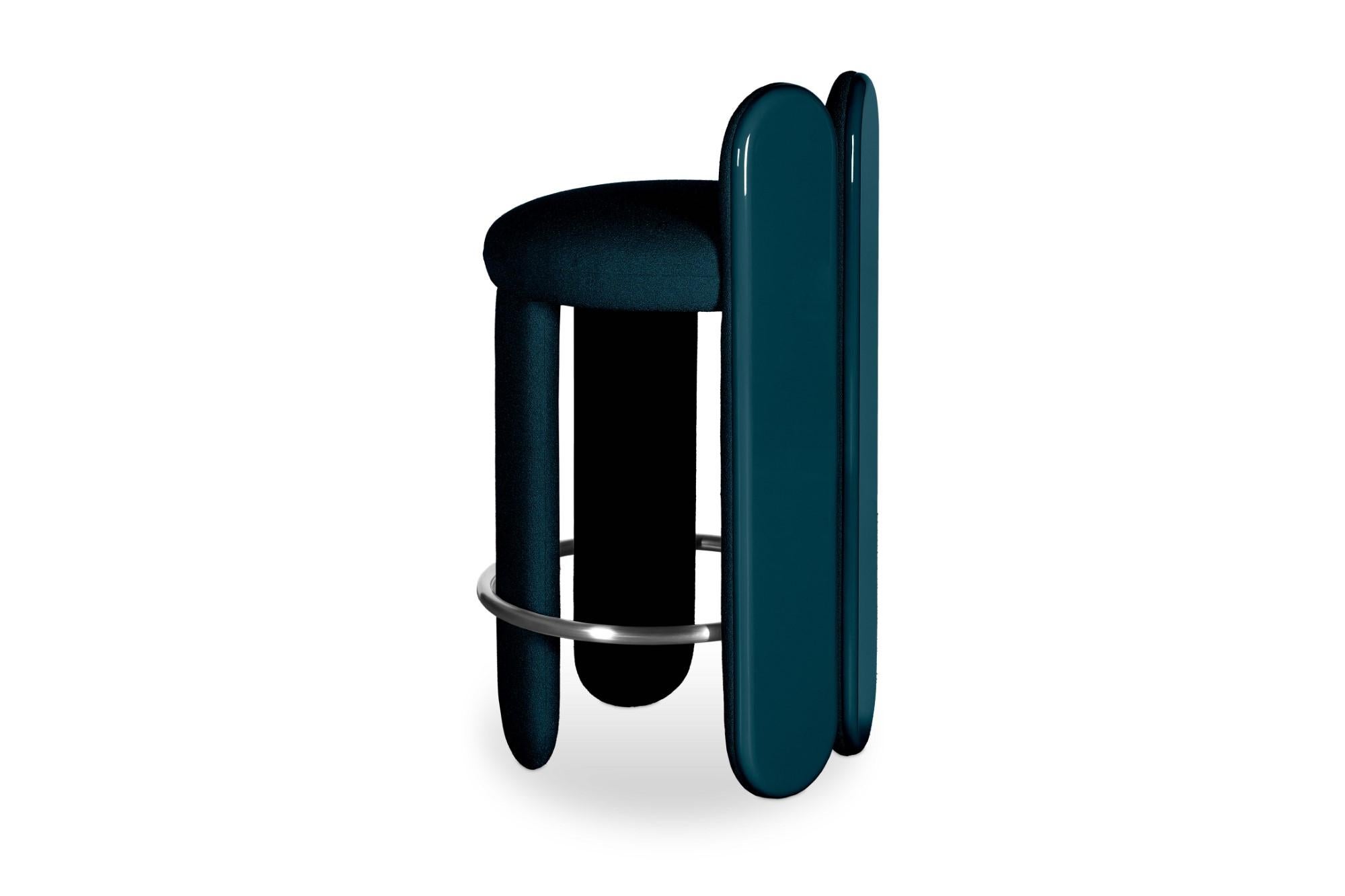 Modern Glazy Counter Stool by Royal Stranger For Sale