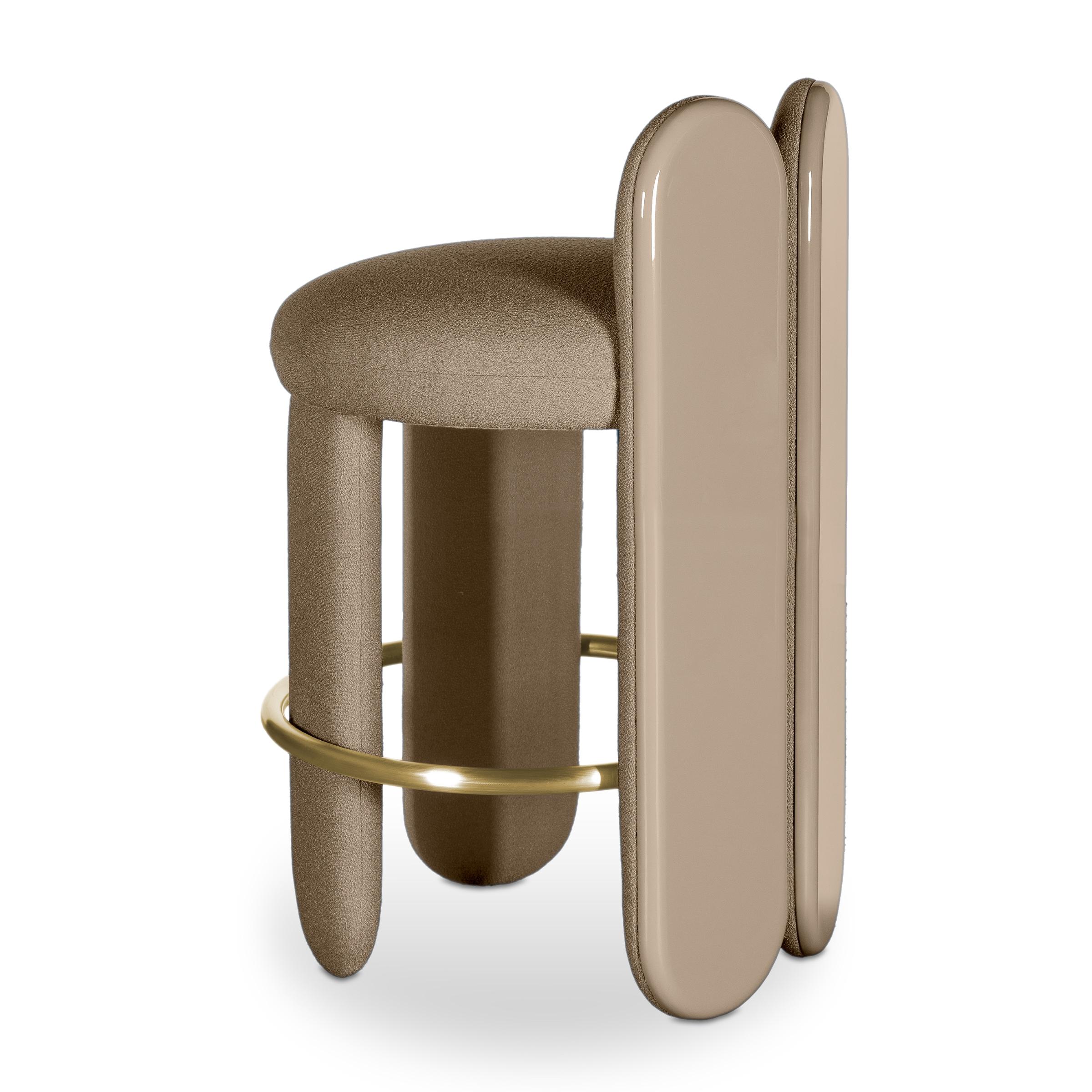 Modern Glazy Counter Stool For Sale
