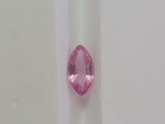 GLC Certified 1.25ct Marquise Pink Spinel, 5.08x9.79x3.25 mm, Myanmar