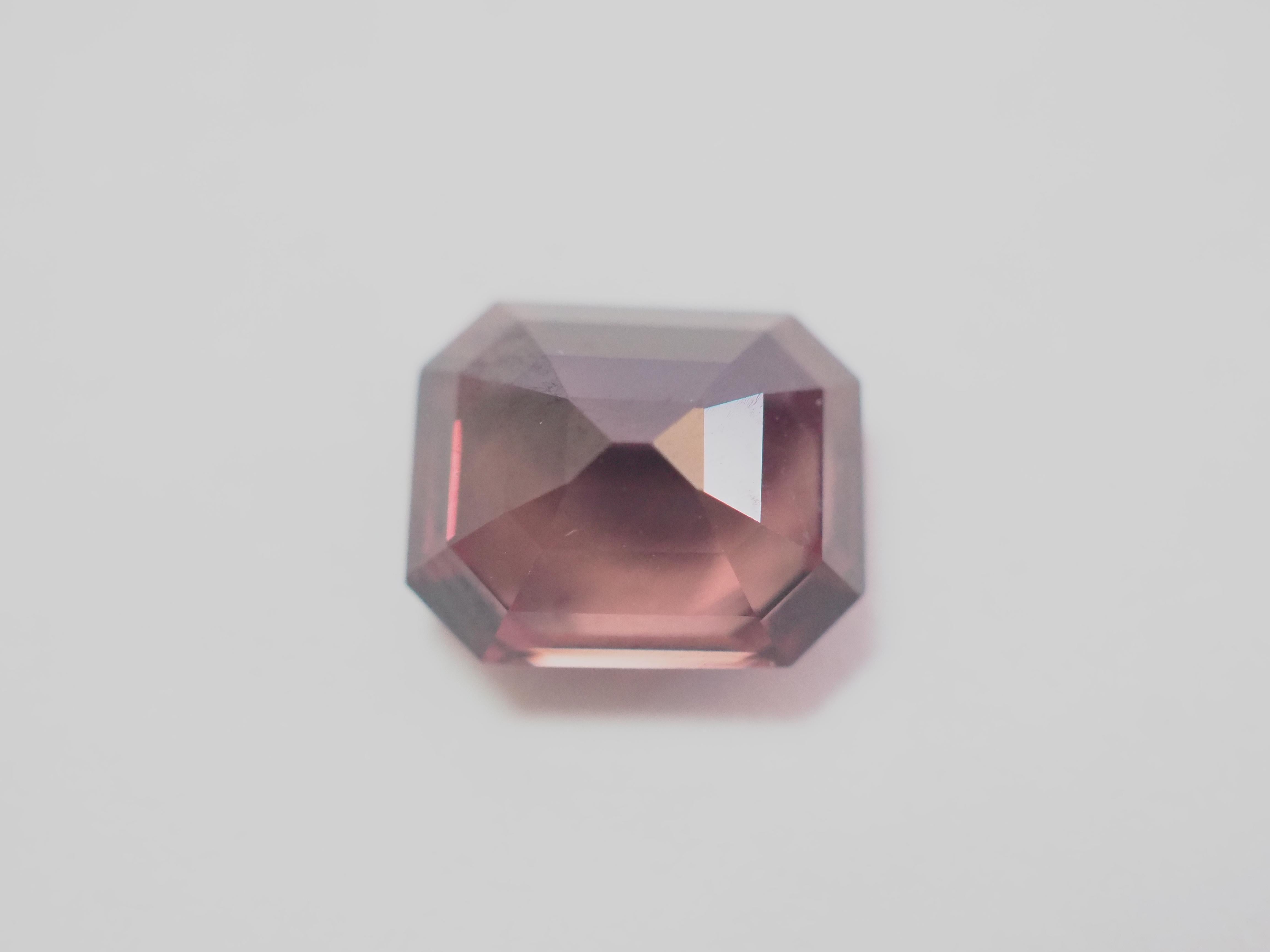 GLC Certified 3.74ct Berry Pinkish- Purple Spinel For Sale 5