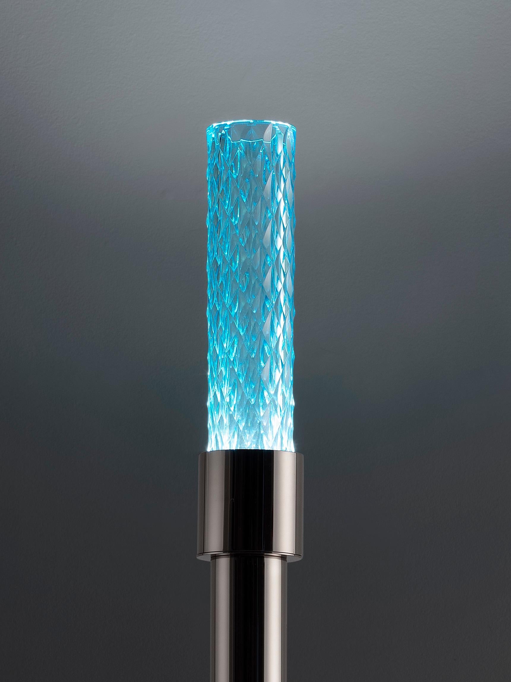Post-Modern Gleam Floor Lamp by Euroluce Lampadari For Sale