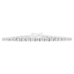 Gleaming 0.5ct Natural Diamond Bracelet in 18K White Gold