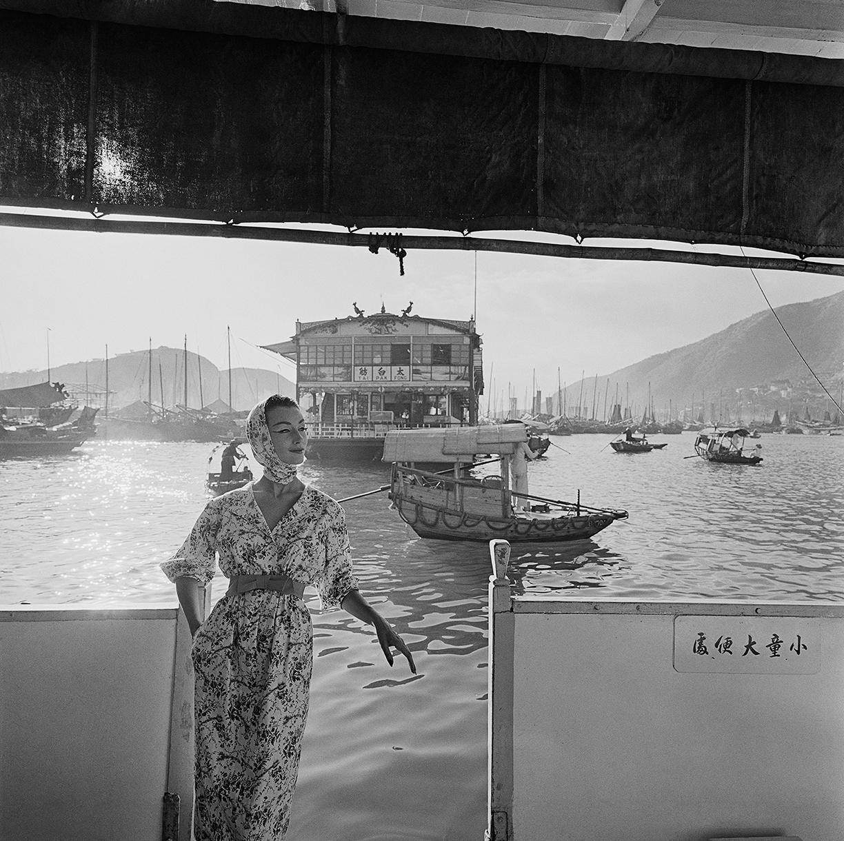 Selected from the Derujinsky: Around The World Portfolio, shot in Hong Kong for Harper's Bazaar

Artist: Gleb Derujinsky

Title: Hong Kong Harbor

Year: 1957

Estate Edition: signed, stamped and numbered on verso. Signed by Andrea Derujinsky.