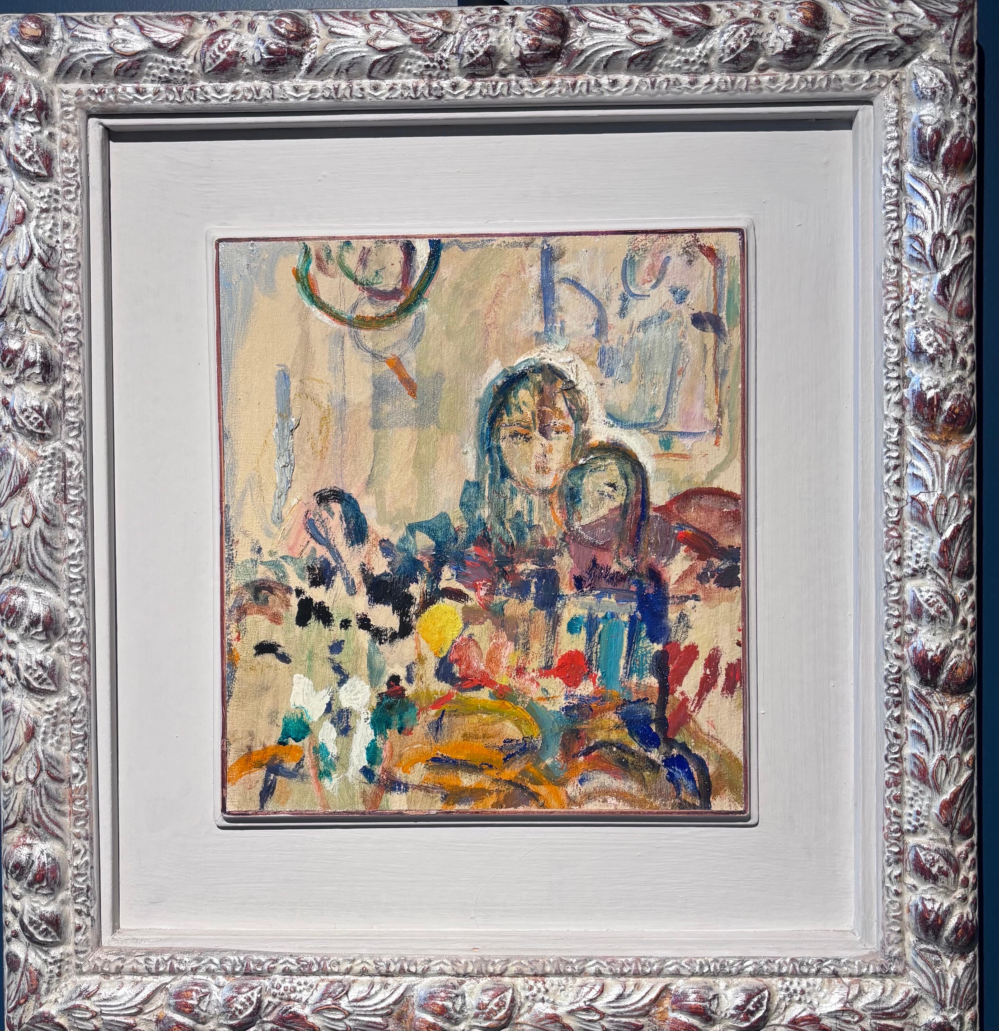 Gleb Savinov Portrait Painting - " Studio per maternità "