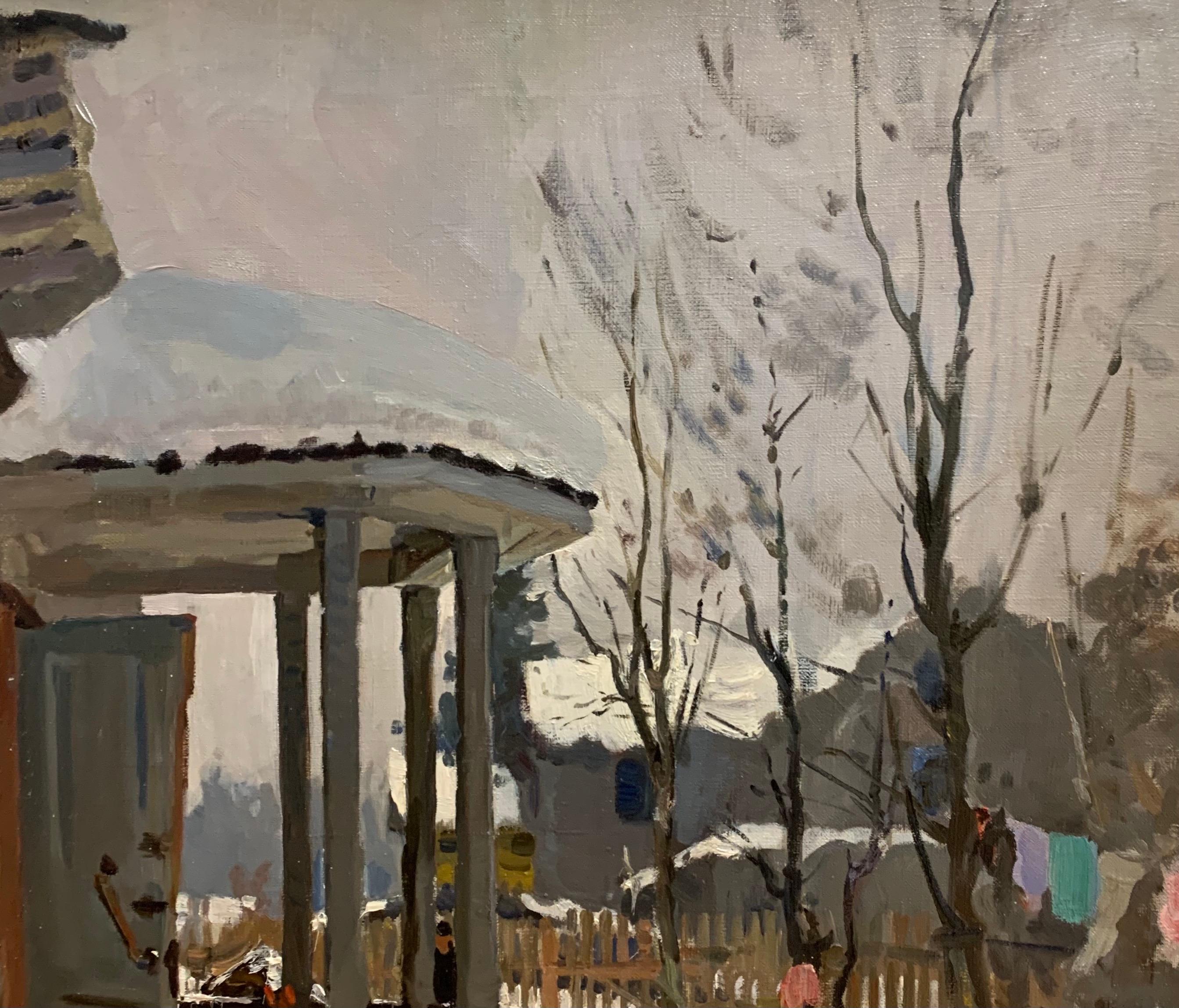 Weiß, Schnee, Skifahren, Winter, Russland, Datscha

GLEB SAVINOV (Charkev, 1915 - St. Petersburg, 2000)


Werke von Gleb Savinov befinden sich in verschiedenen Privatsammlungen in Europa, Japan und den Vereinigten Staaten sowie in den folgenden