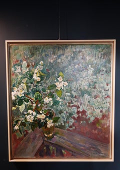 „Jasmine-Vase“, Öl, cm. 72 x 85, 1985, Öl